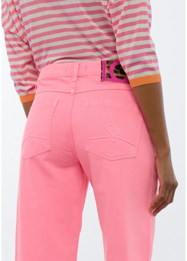 Pantalon carotte fluorescent