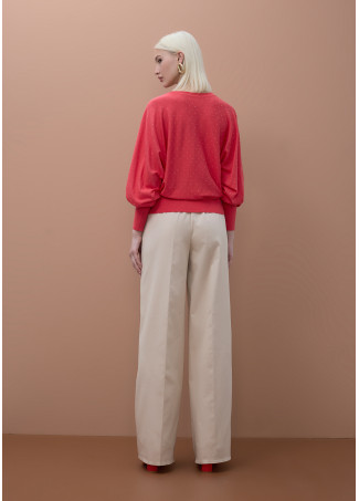 Maglione Pipistrello con Strass