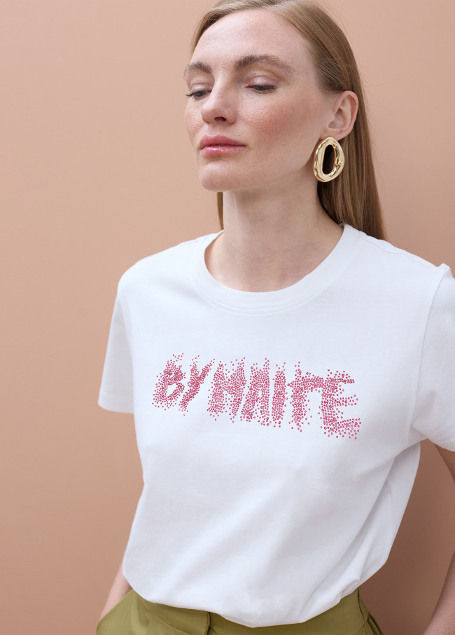 By Maite T-shirt with Strass