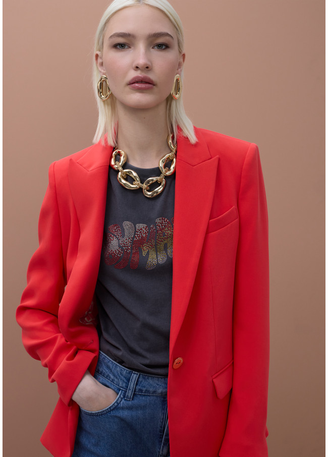 Multicolor Strass T-Shirt By Maite