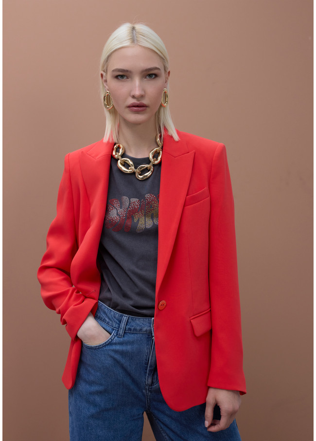 Camiseta By Maite con strass multicolor