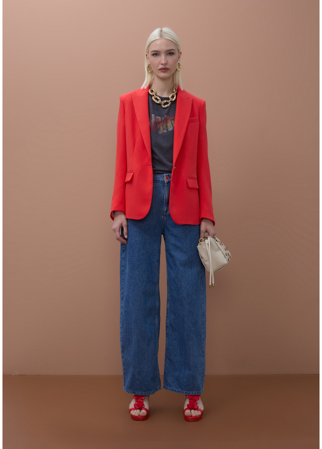 Multicolor Strass T-Shirt By Maite