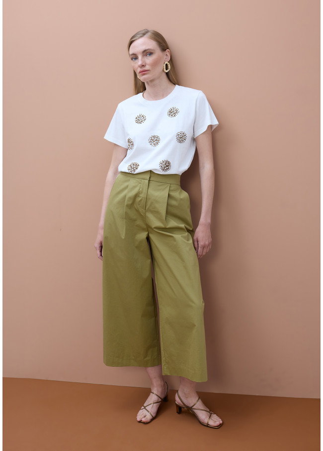 Flower and Jewelry T-shirt