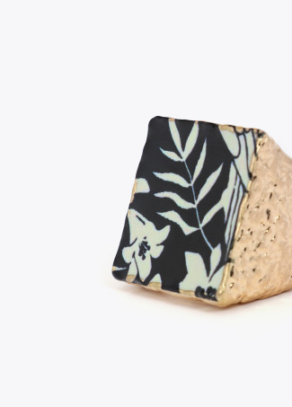 Bague Sceau Céramique Peinte