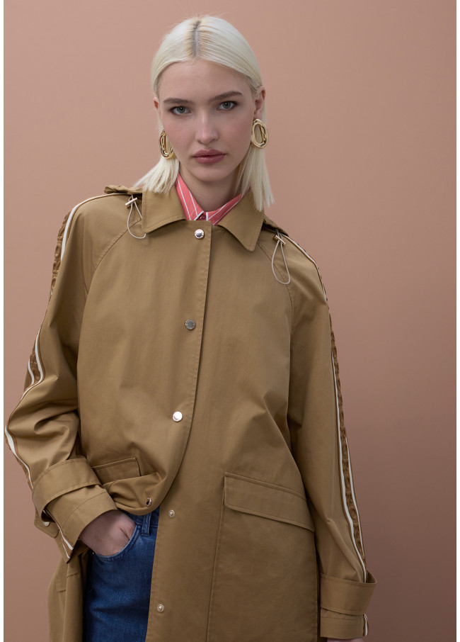 Trench Oversize com Fitas Personalizadas