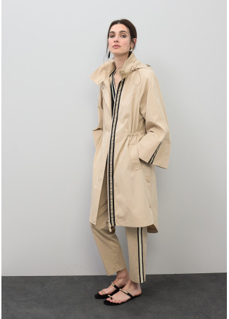 Parka Oversize com Listras