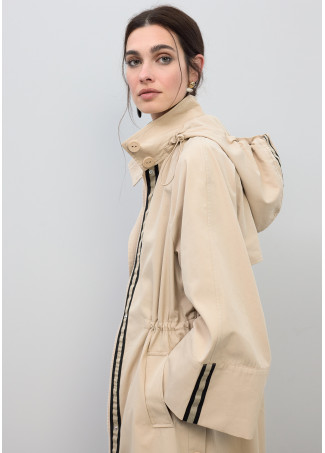 Parka Oversize Rayée