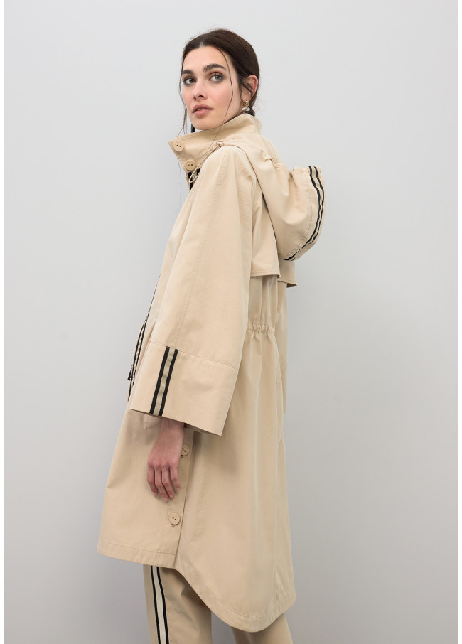 Parka Oversize Rayée