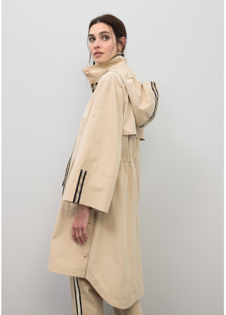 Parka Oversize Rayée