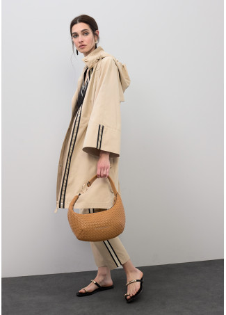 Parka Oversize a Righe