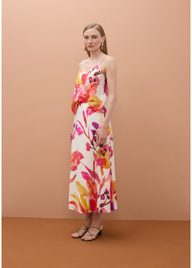 Jupe à Imprimé Floral