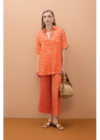 Culotte satinée imprimée