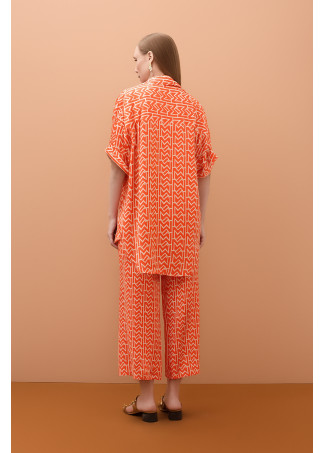 Culotte satinée imprimée