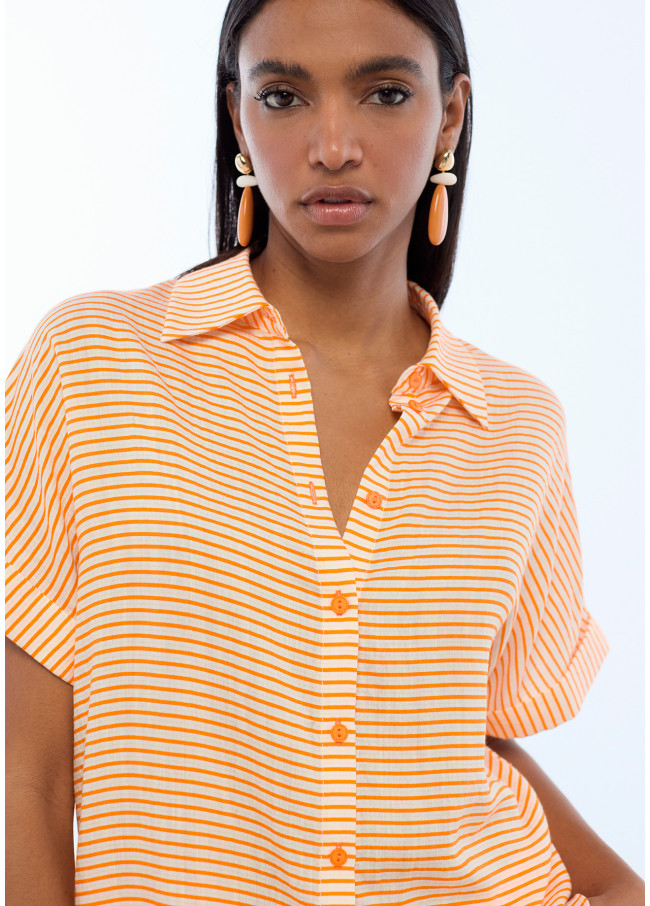 Camisa manga corta rayas horizontales