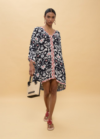 Robe Courte Imprimé Ethnique