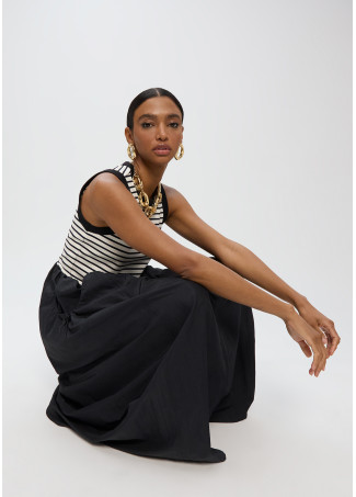 Robe Bimatière Rayée