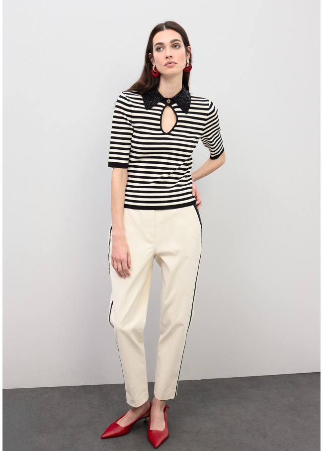 Pantaloni Vives Contrasto P.U.