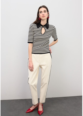 Vives Contrast Pants P.U.