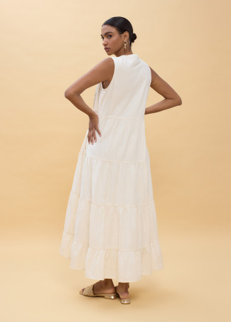 Robe à Volants Perroquet