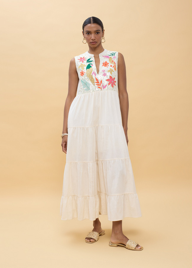 Vestido volantes loro