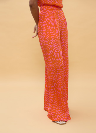 Pantalon à motifs taches