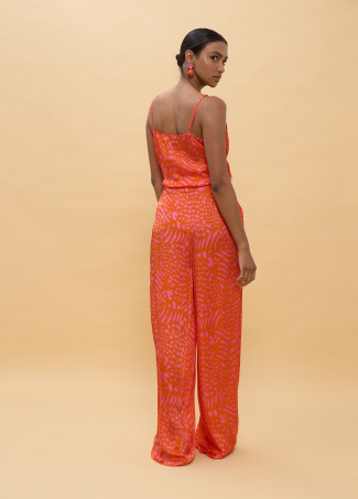 Patterned Stain Pants