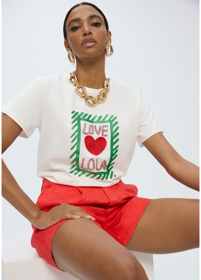 LOVE LOLA Schmuck T-Shirt
