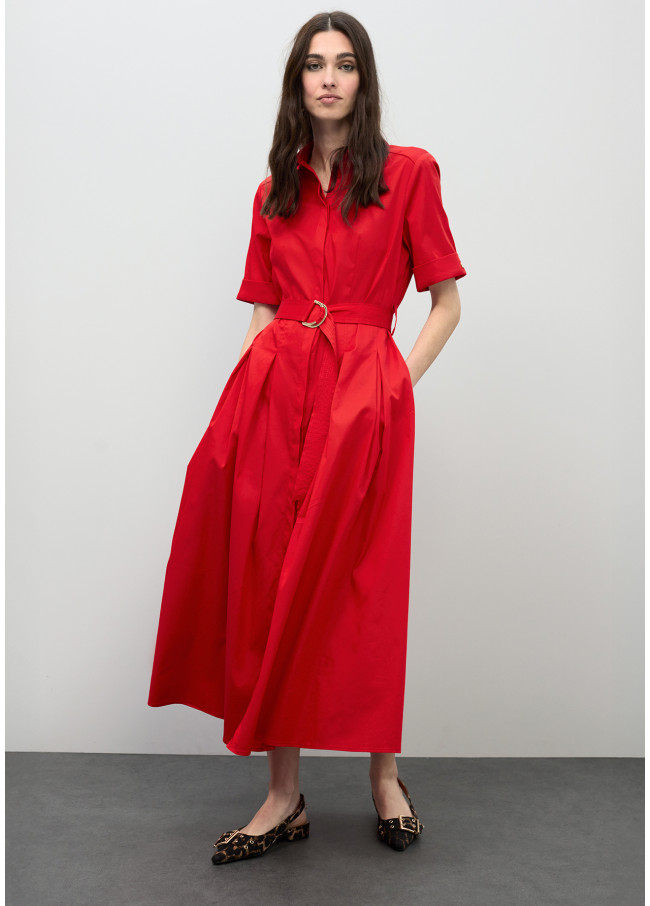 Robe Midi Jupe Évasée