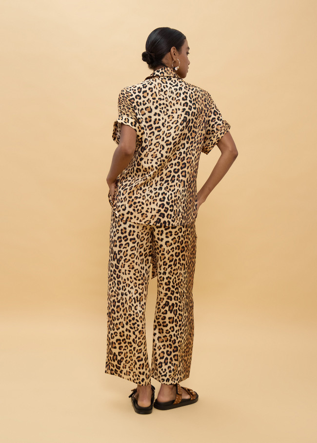 Pantaloni stampa animalier