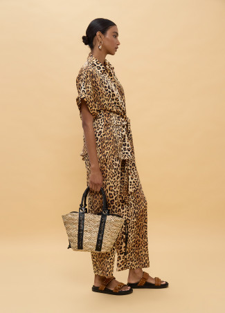 Pantaloni stampa animalier