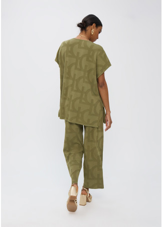 Pantalon Tricot Jacquard LC