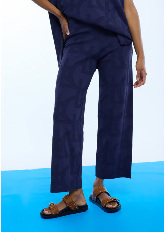 Pantaloni Jacquard Tricot LC