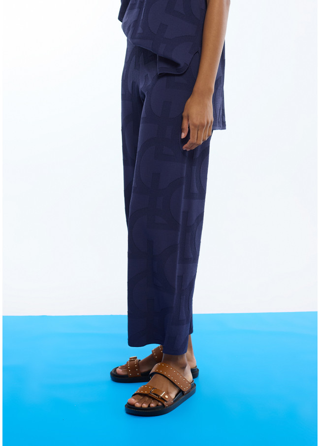 Pantaloni Jacquard Tricot LC