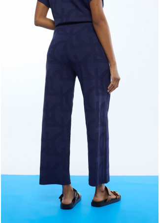 Pantaloni Jacquard Tricot LC