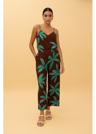 Top su sfondo marrone palme