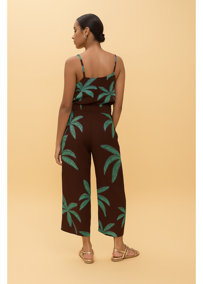 Top su sfondo marrone palme