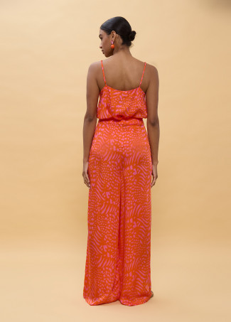 Top lencero estampado manchas