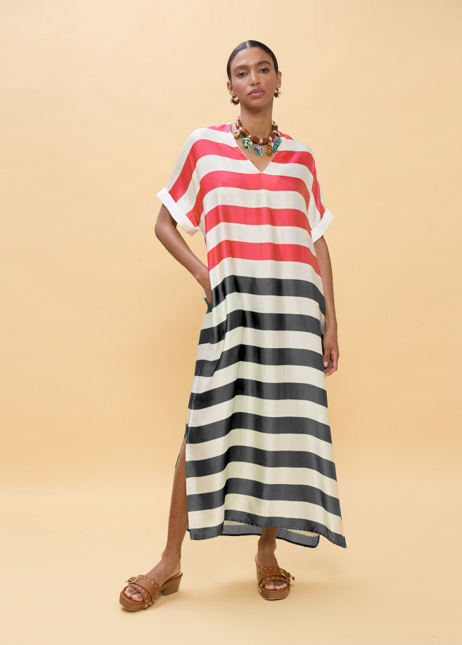 Long Striped Dress