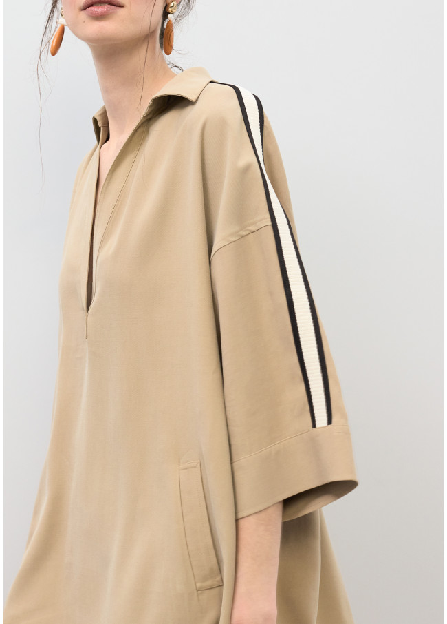 Abito Camicia Scollo Aperto