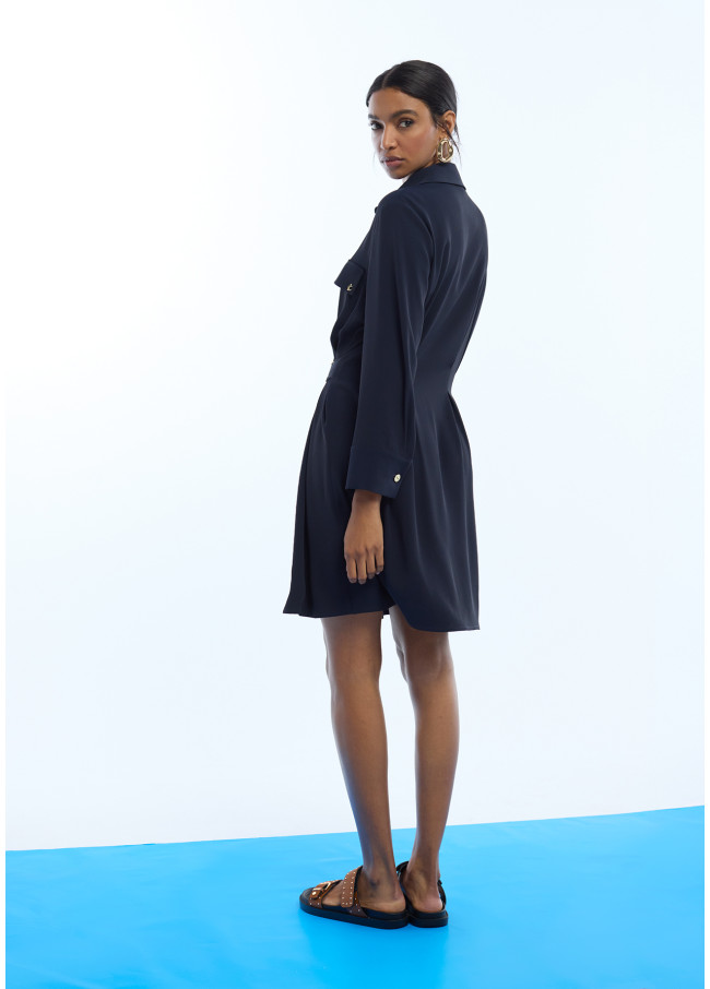 Vestido camisero con botones