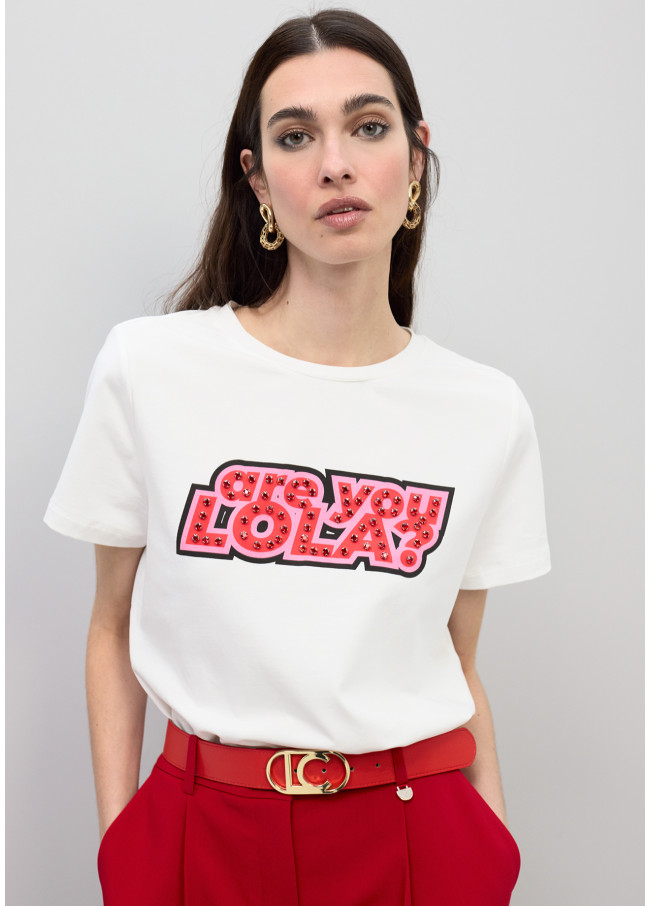 Are you LOLA T-shirt with stones