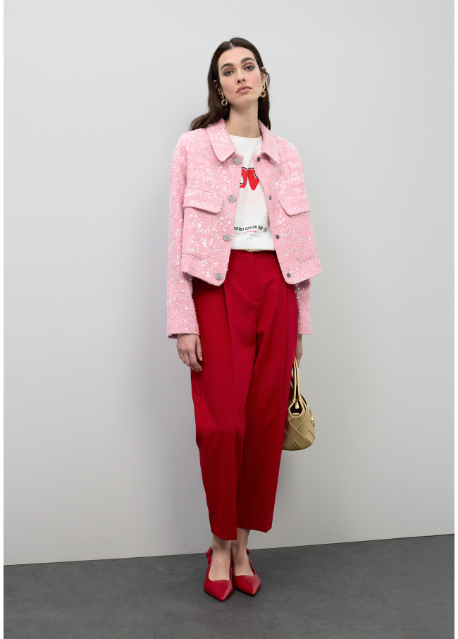 T-shirt Are you LOLA con pietre