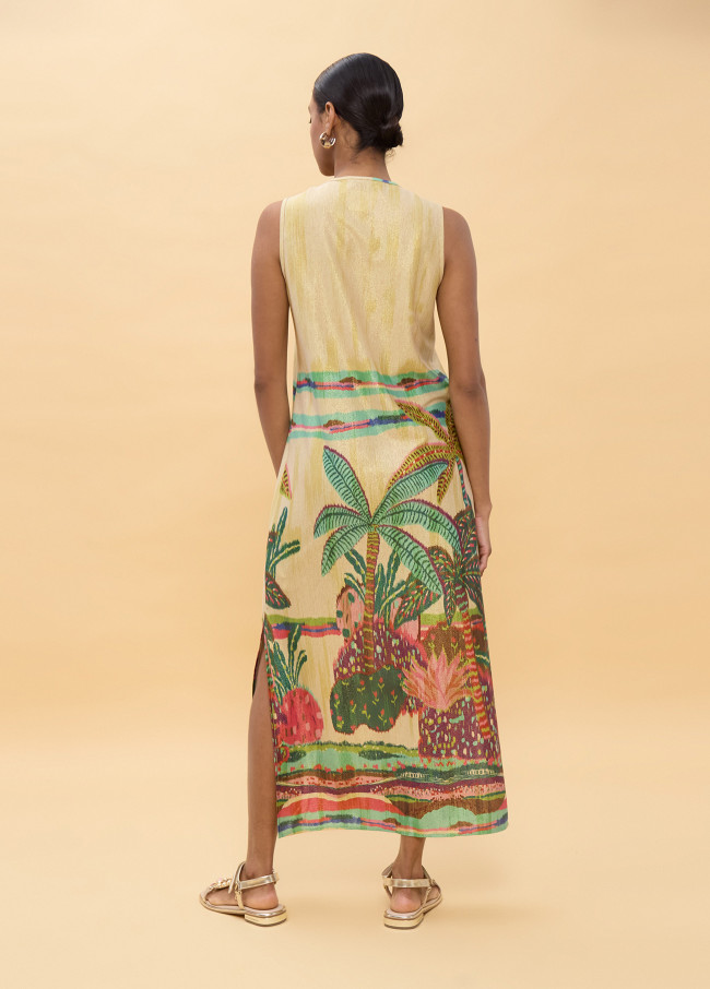 Robe Imprimée Circulaire