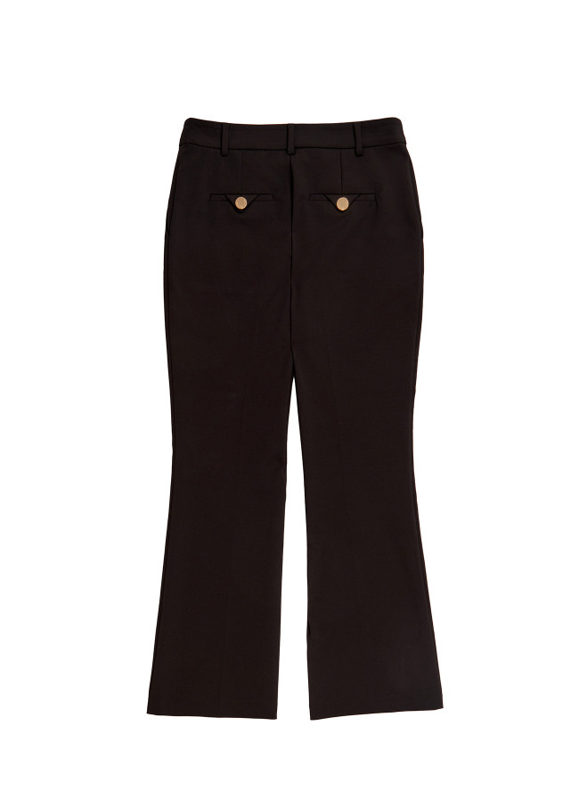 Pantaloni a zampa neri