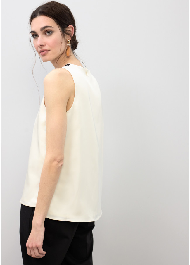 Top en Tricot à Col V