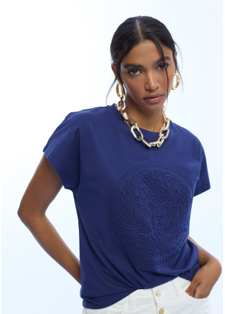T-shirt Logo Embossé
