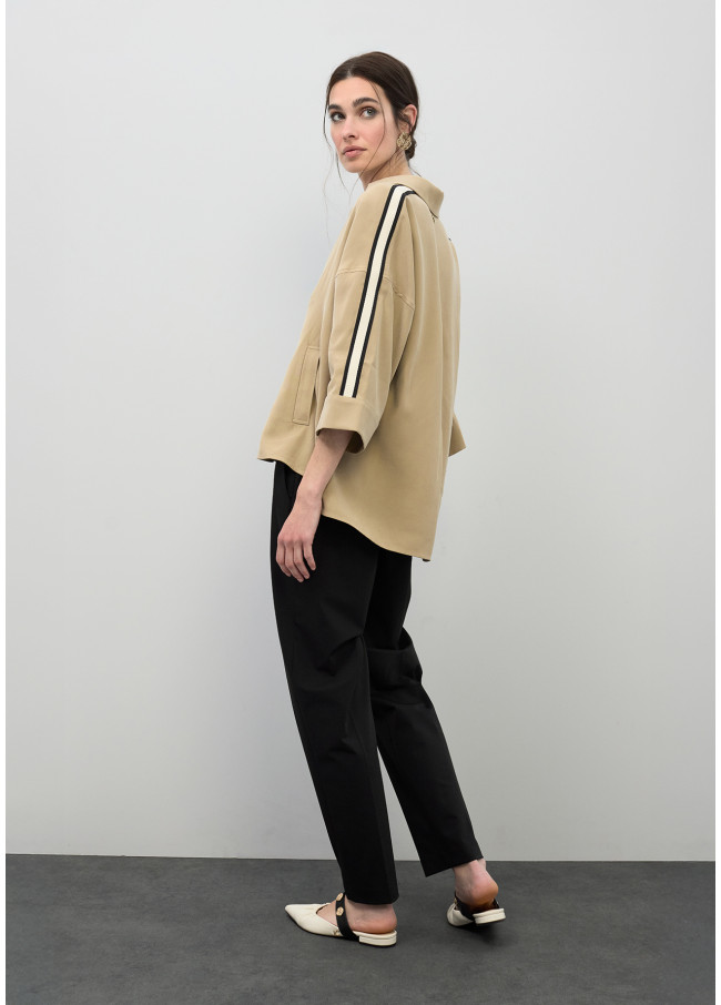 Blusa Decote V Aberta