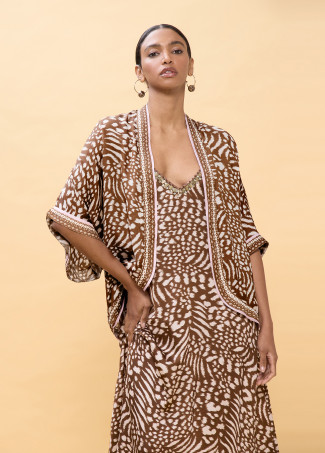 Kimono a stampa macchie