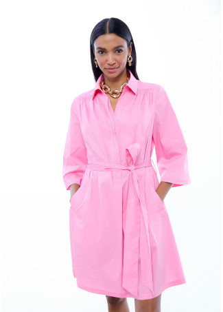 Short Sleeve Shirt Dress