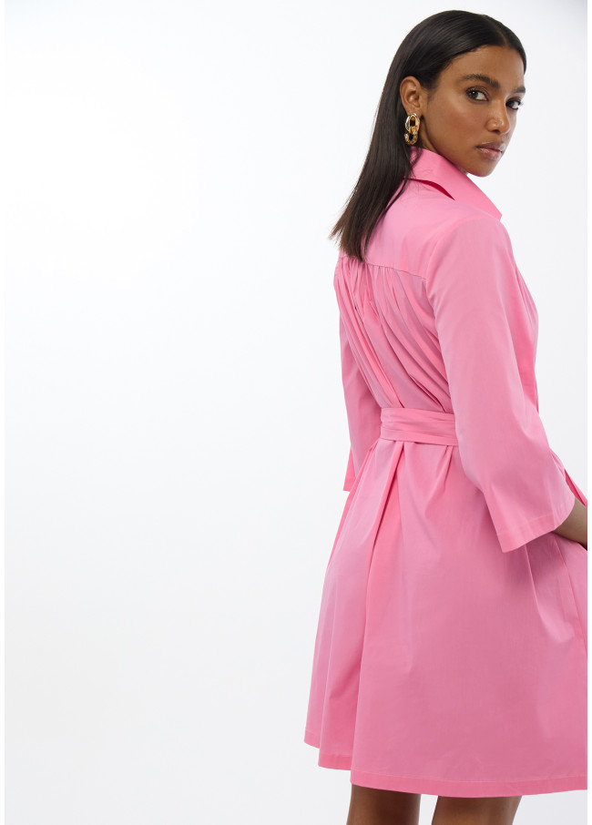 Short Sleeve Shirt Dress